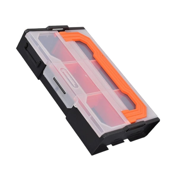 Ciwanning Professional Tool Organizer Transparent Cover Comfortable Grip Workshop Storage