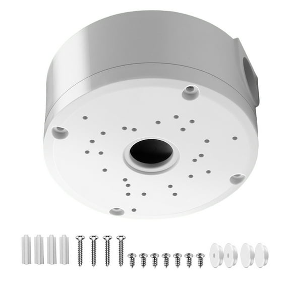 Ciwanning Protective Outdoor Camera Bracket Junction Box for Security Camera, Easy Installation Surveillances Accessory