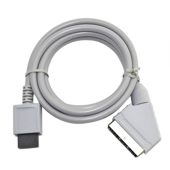 Ciwanning RGB Scart Video AV Cord Cable Game Great , for Wii-U Video