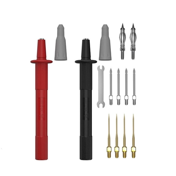 Ciwanning Reliable Meter Wire Probe With Replaceable 4mm 2mm 1mm Terminals For Advanced Electrical Measurements Laboratory Tests