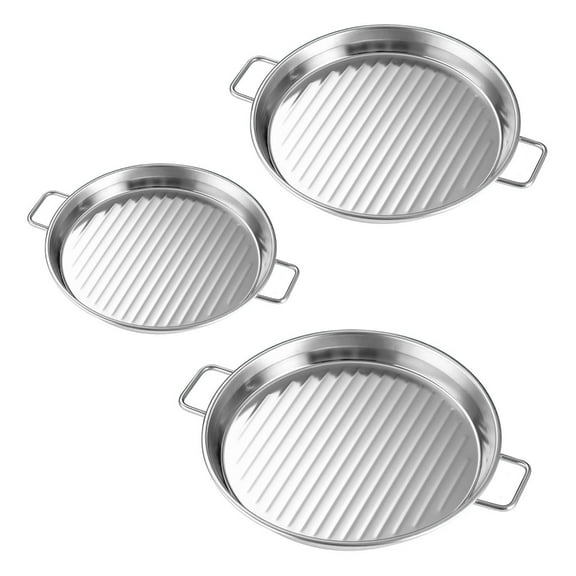 Ciwanning Restaurant Stainless Snacks Trays Appetizer Platters for Parties and Gatherings