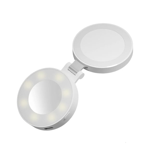 Ciwanning Rotating Foldable Phone Fill Rings Light for Phone 17 16 Magnetic Selfie Light