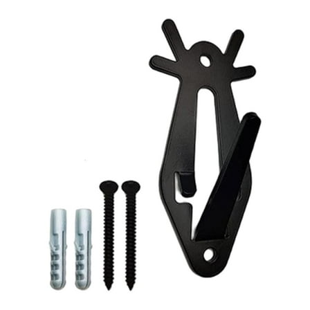 Ciwanning Rustics Metal Deer Skull Wall Mount Sturdy Key Hangers Unique Handcraft Shelf Decoration for Living Room