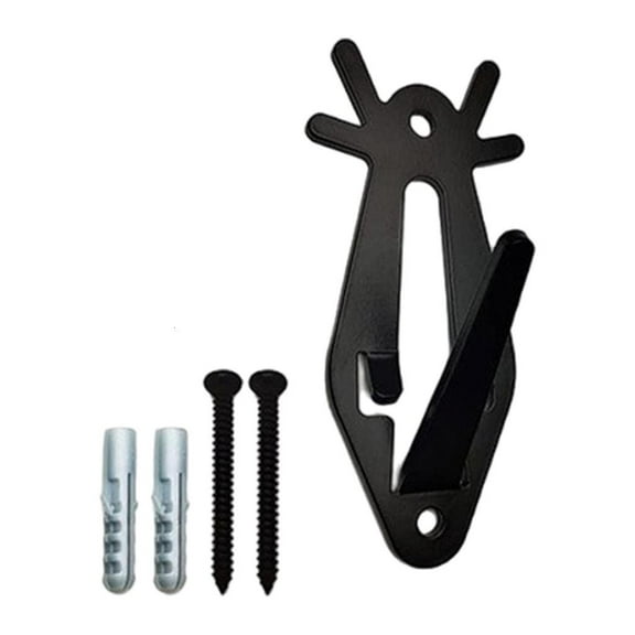 Ciwanning Rustics Metal Deer Skull Wall Mount Sturdy Key Hangers Unique Handcraft Shelf Decoration for Living Room