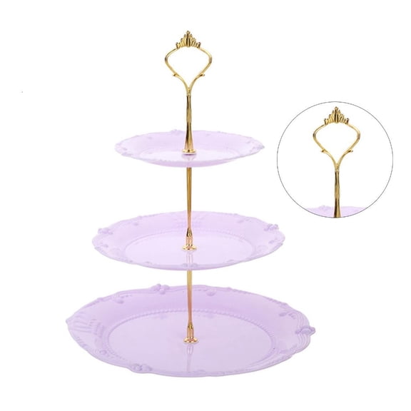 Ciwanning Space Saving Afternoon Tea Stands Multi Layer Fruit and Dessert Display Stand
