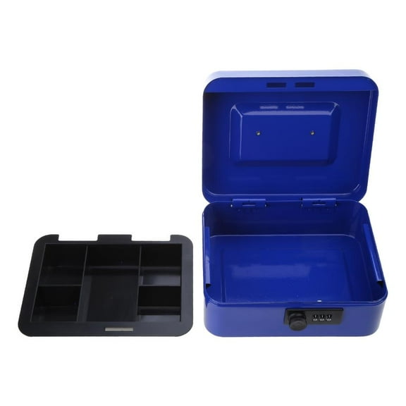 Ciwanning Standard Steel Cash Box with Combination Lock Small / Middle Size Cash Box Metal Safe Boxes