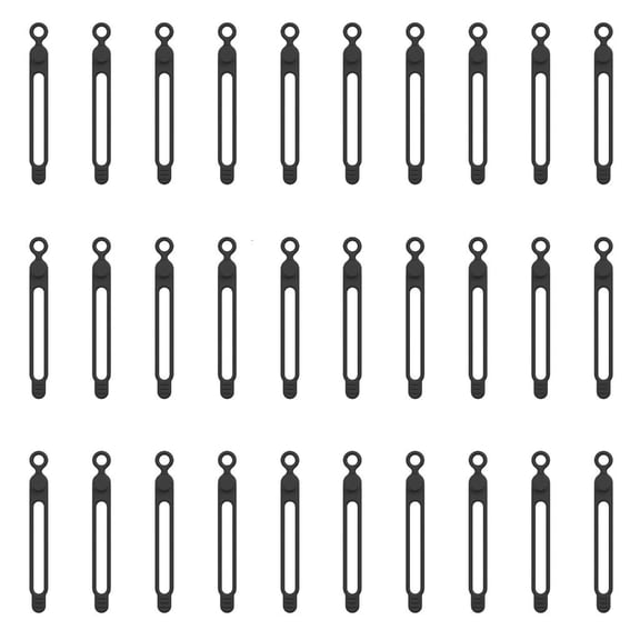 Ciwanning Stretchable Silicone Cord Wrap Quick Release Cable Organizers For Home Office