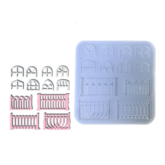 Ciwanning Sturdy Accessory Molds Suitable for Craft Epoxy Charm Flexible Mold for Project