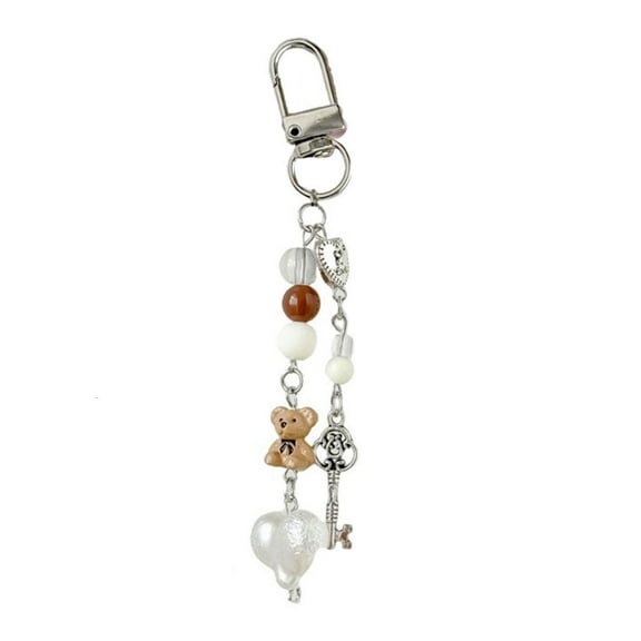Ciwanning Sweet Bear Phone Hanging Keychain Ornament For Purse Decoration And Key Holder