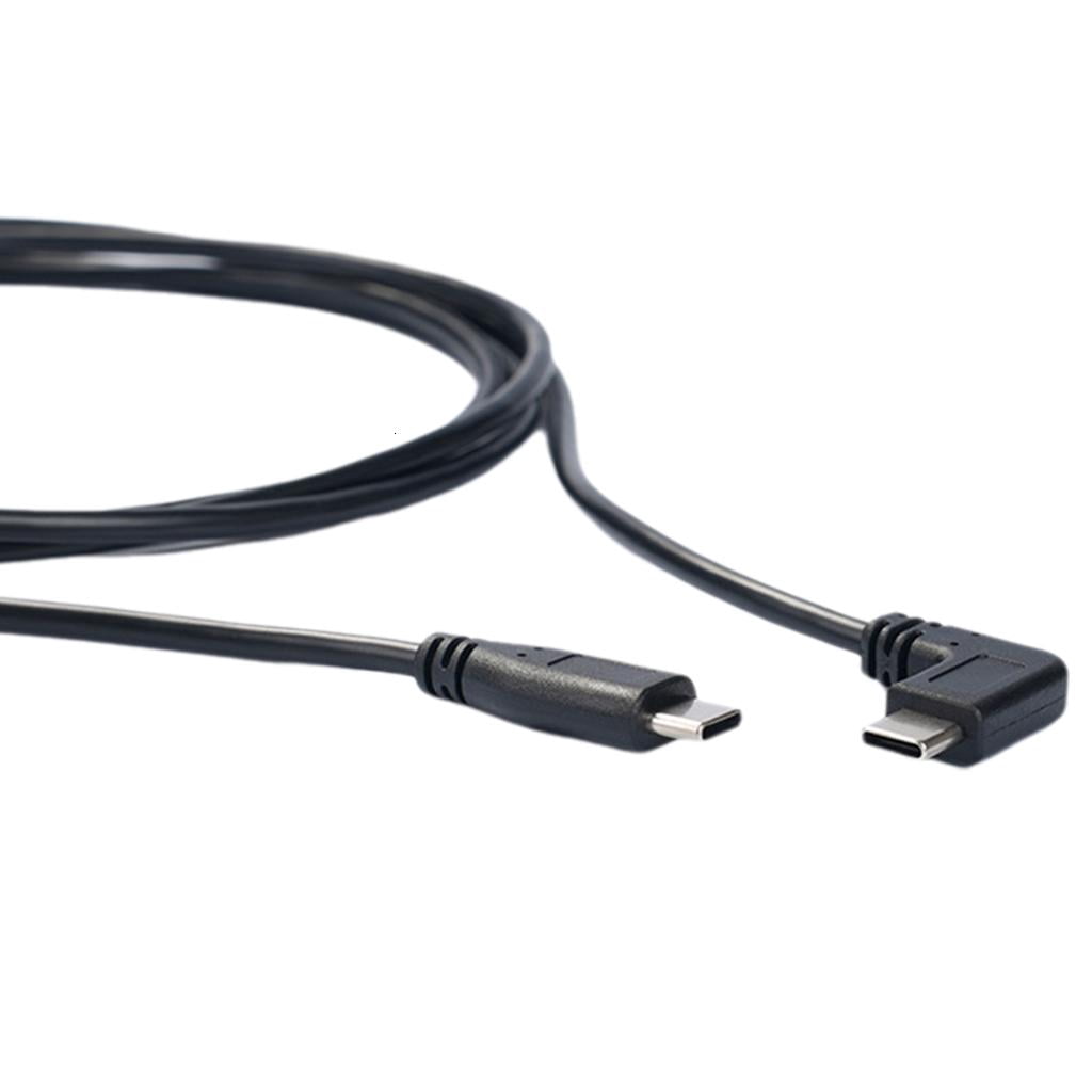 Ciwanning Type C to Type C 60W Charging Cable PVC 90 Degree Data Sync ...