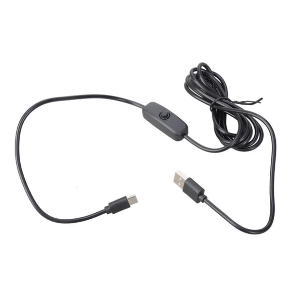 Ciwanning USB C Charges Cord Heavy Duty USB to Type C Cable 1/2 Meter for Raspberry 4B