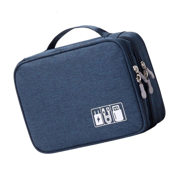 Ciwanning Waterproof Technology Gear Organiser Pouch Storage Bag For Gadgets Toiletries