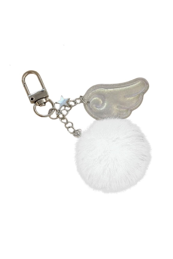 Whimsical Star Keyring Charm Accessory Anime Theme Keychain Charm for Women Teens Stylish Practical Design