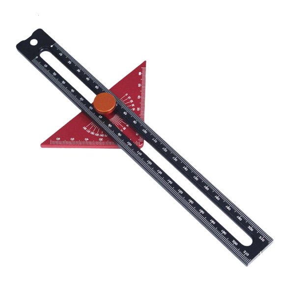 Ciwanning Woodworking Triangles Measuring Rulers for Workshops and Home DIY