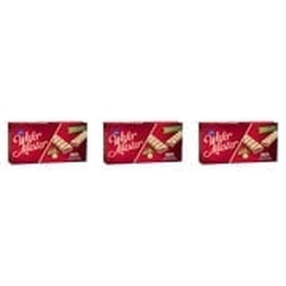 Cizmeci Time Wafer Master Crepe Hazelnut Cream Filled Wafer Roll 8.47 oz (240g), Pack of 3