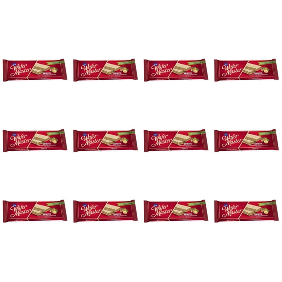 Cizmeci Time Wafer Master Gofrette Hazelnut Cream Wafer Sheet 5.01 oz (142g), Pack of 12