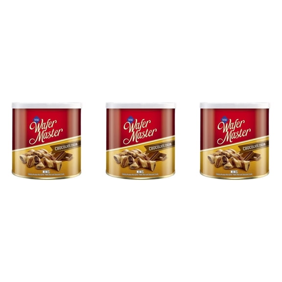 Cizmeci Time Wafer Master Rolls Minis Chocolate Cream Filled Wafer Roll 4.23 oz (120g), Pack of 3