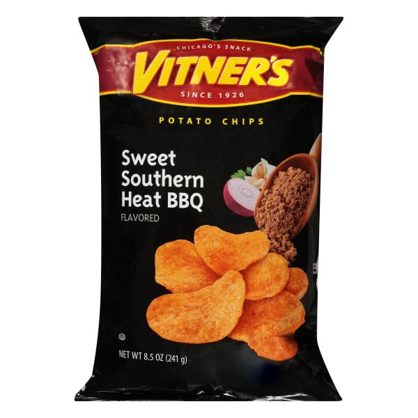 Cj Vitners Sweet Southern Heat Bbq Chips 8.5oz