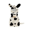 thumbnail image 1 of Cjfdfy Baby Spotted Dog Halloween Costume Winter Warm Sleeveless Tops Plush Animal Costume With Hood Newborn Baby Cute Spotted Puppy Dog Animal Halloween Cosplay Costumes For Kids, 1 of 9