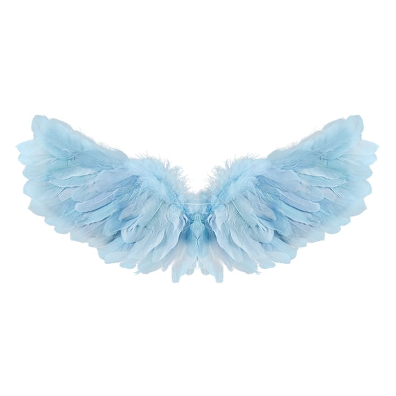 Cjfdfy Feather Wings, Fairy Wings, Stage Show Adult Kids Halloween Costume Angel Wings Princess Birthday Party Wedding Cosplay