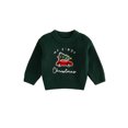 thumbnail image 1 of Cjfdfy Newborn Baby Boy Girl Christmas Sweater Christmas Tree Car Embroidered Long Sleeve Knit Tops Infant Cute My First Christmas Holiday Clothes 0-18M ﻿, 1 of 9