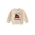 thumbnail image 1 of Cjfdfy Newborn Baby Boy Girl Christmas Sweater Christmas Tree Car Embroidered Long Sleeve Knit Tops Infant Cute My First Christmas Holiday Clothes 0-18M ﻿, 1 of 9