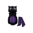 thumbnail image 1 of Cjfdfy Newborn Baby Boy Girls Halloween Costume Outfit Pumpkin Bat Cat Hooded Sleeveless Zipper Romper With Stripe Socks Infant Cute Animal Warm Hooded Sleeveless Jumpsuit 0-2Y, 1 of 9