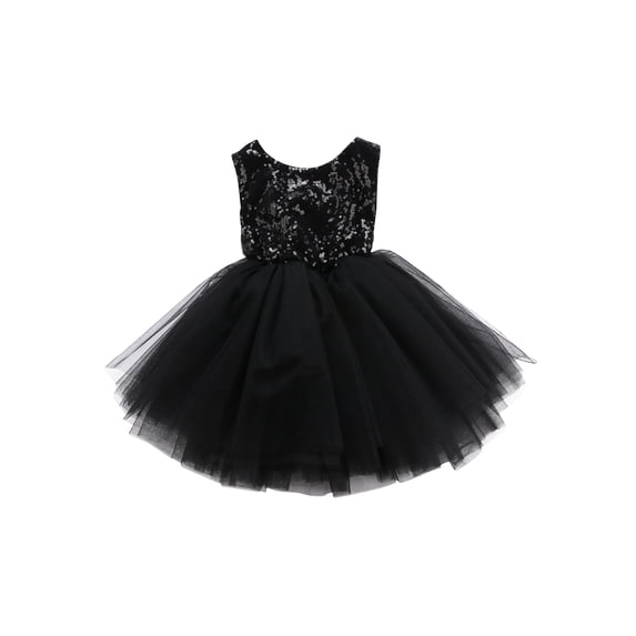 Cjfdfy Toddler Baby Girl Birthday Party Princess Sequins Tutu Dress Baby Girls Summer Cake Smash Outfit Sleeveless Backless Shinny Formal Wedding Tulle Gown Dresses