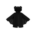 thumbnail image 1 of Cjfdfy Toddler Baby Halloween Boy Girl Costumes Clothes Bat Halloween Costumes Fleece Hood Wings Design Long Sleeve Shorts Jumpsuit My First Halloween Fall Winter Clothes, 1 of 9