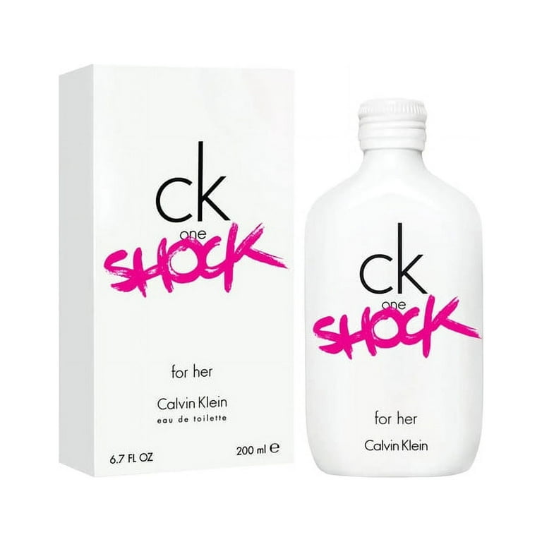 CK One Shock Eau de Toilette Spray by Calvin Klein for Women 6.7 oz
