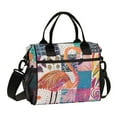 thumbnail image 1 of Ckdifva Abstract Flamingo Cooler Bag Cooler Cooling Tote Lunch Bag Lunch Box Front Pocket with Shoulder Strap, 1 of 6