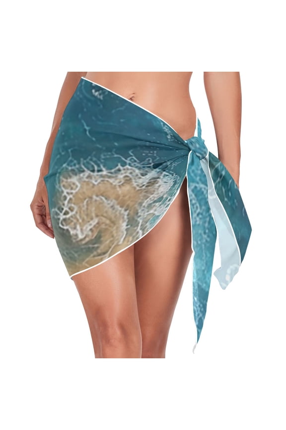 Beach Ocean Beach Cover Up for Women Swimsuit Coverups Bikini Wrap Short Skirt
