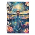thumbnail image 1 of Ckdifva Beautiful Dragonfly A5 Ring Binder Notebook Journey Note Diary College Ruled Study 60 Pages, 1 of 8