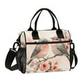 thumbnail image 1 of Ckdifva Birds in Flowers Floral Cooler Bag Cooler Cooling Tote Lunch Bag Lunch Box Front Pocket with Shoulder Strap, 1 of 6