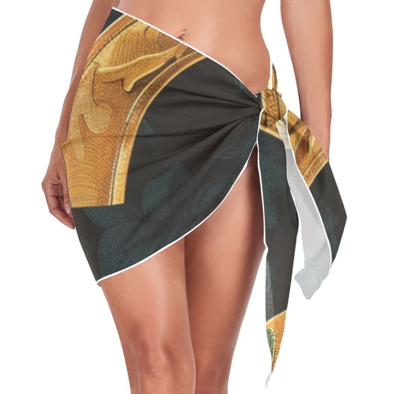 Ckdifva Bows Beach Cover Up for Women Swimsuit Coverups Bikini Wrap Short Skirt