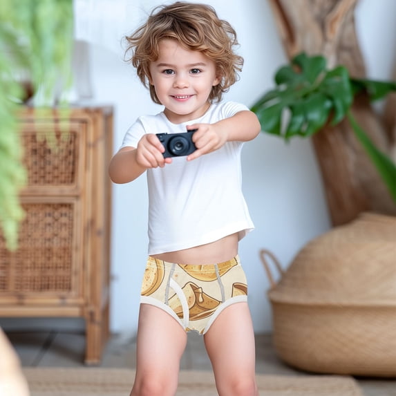 Ckdifva Cartoon Fortune Cookies Boys Underwear Briefs Cotton Panties Active Stretch Briefs One Pack