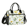 thumbnail image 1 of Ckdifva Clovers and Flowers Cooler Bag Cooler Cooling Tote Lunch Bag Lunch Box Front Pocket with Shoulder Strap, 1 of 6