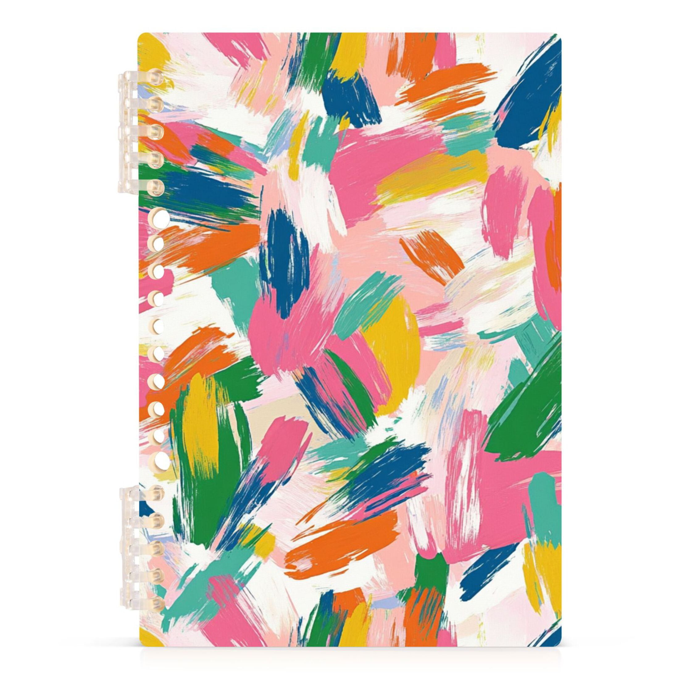 Ckdifva Colorful Graffiti Blocks A5 Ring Binder Notebook Journey Note ...