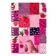 thumbnail image 1 of Ckdifva Cubes Pink Straberries A5 Ring Binder Notebook Journey Note Diary College Ruled Study 60 Pages, 1 of 8