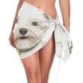 thumbnail image 1 of Ckdifva Cute Dogs in Snow Beach Cover Up for Women Swimsuit Coverups Bikini Wrap Short Skirt, 1 of 8
