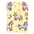 thumbnail image 1 of Ckdifva Cute Pixel Unicorns A5 Ring Binder Notebook Journey Note Diary College Ruled Study 60 Pages, 1 of 8