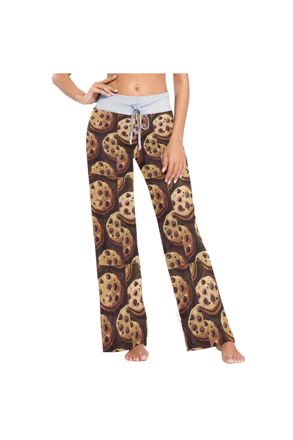 Delicious Cookies Womens Sleep Pajama Pants Waistband Lounge Sleepwear Pjs Sweatpants Yoga Pants