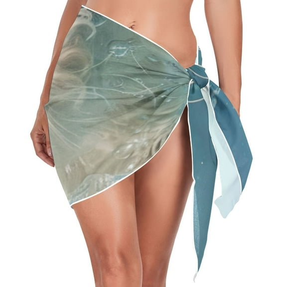 Ckdifva Dog Swim Beach Cover Up for Women Swimsuit Coverups Bikini Wrap Short Skirt