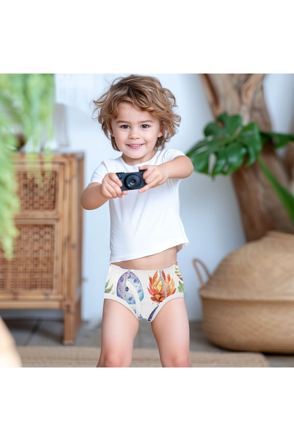 Dragon Eggs Boys Underwear Briefs Cotton Panties Active Stretch Briefs One Pack