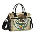 thumbnail image 1 of Ckdifva Eagle Kraft Paper Cooler Bag Cooler Cooling Tote Lunch Bag Lunch Box Front Pocket with Shoulder Strap, 1 of 6
