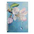thumbnail image 1 of Ckdifva Flower Blossom Drop A5 Ring Binder Notebook Journey Note Diary College Ruled Study 60 Pages, 1 of 8
