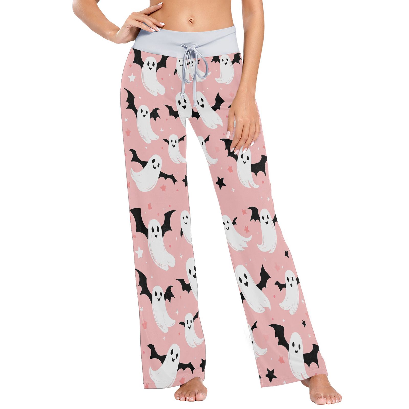 Ghost Sleep Robe Ckdifva Ghosts and Stars Womens Sleep Pajama Pants Waistband Lounge ...