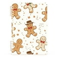 thumbnail image 1 of Ckdifva Gingerbread Cute A5 Ring Binder Notebook Journey Note Diary College Ruled Study 60 Pages, 1 of 8