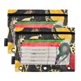 thumbnail image 1 of Ckdifva Giraffe Graffiti Pencil Pouch 3 Ring Zipper Pencil Case Binder Pockets Clear Top Cosmetic Bag 2 Pack, 1 of 6