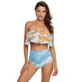 thumbnail image 1 of Ckdifva Giraffe in Clouds Womens High Waisted Bikini Set Two Piece Swimsuit Bathing Suits, 1 of 5